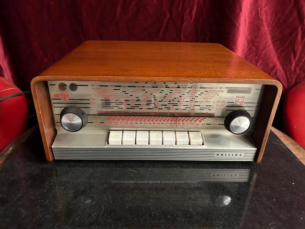 Philips A5X83A radio-tuner uit circa 1958-1960., Antiek en Kunst, Antiek | Tv's en Audio, Ophalen