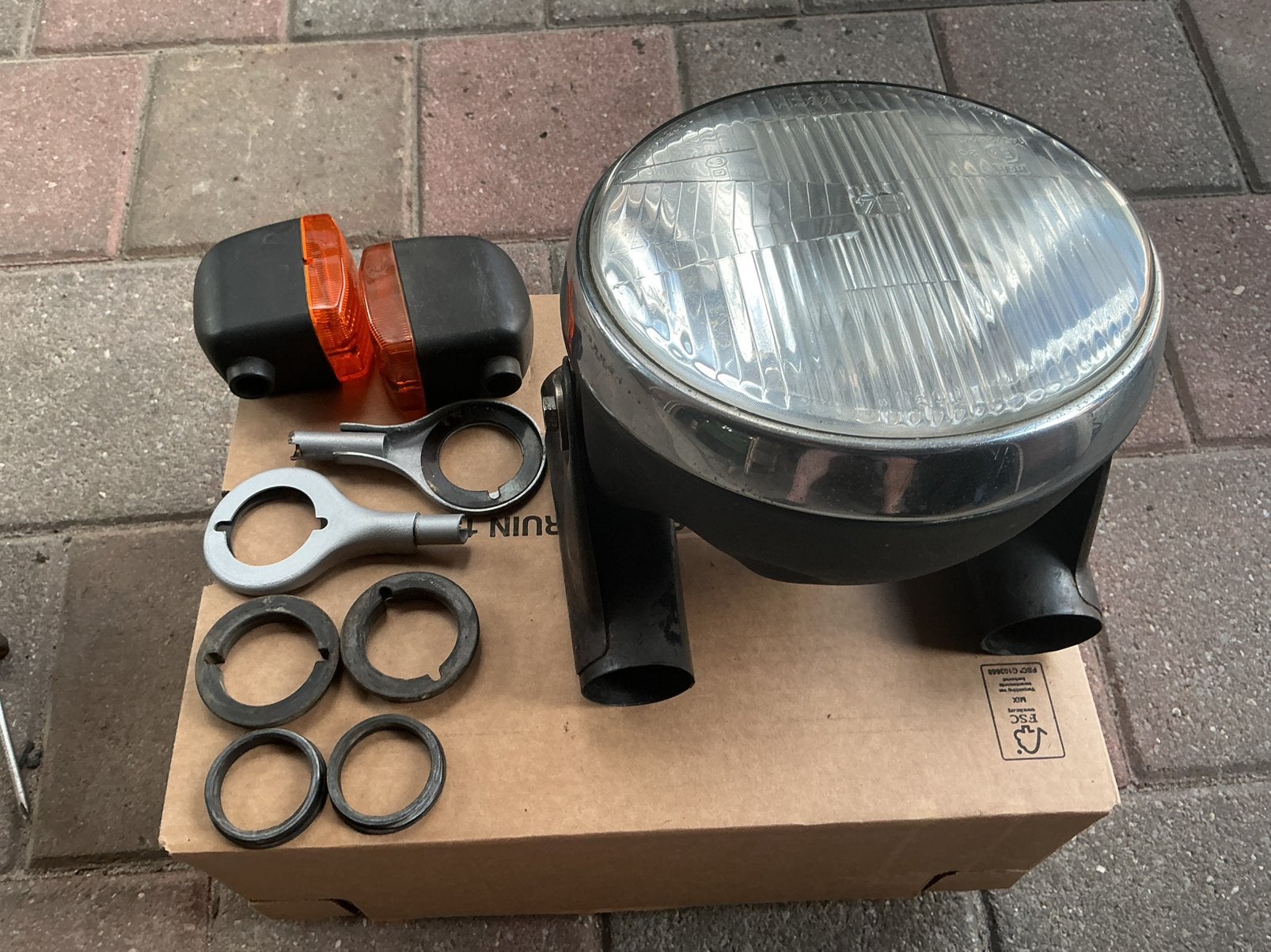 Koplamp met houders BMW R/6/7, Ophalen, BMW