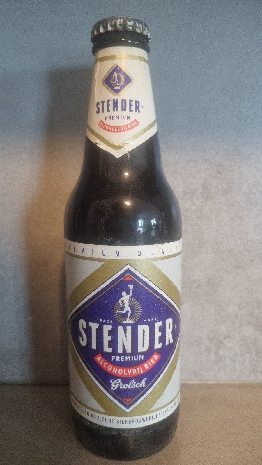 Stender 08/92, Grolsche Bierbrouwerijen Enschede-Groenlo, Verzamelen, Ophalen of Verzenden, Zo goed als nieuw, Flesje(s), Overige merken