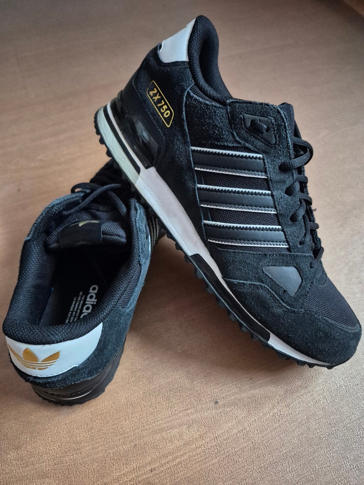Nieuwe Adidas Originals ZX 750 mt 47 1/3 ZX750 47,5, Zwart, Nieuw, Ophalen of Verzenden, Sneakers of Gympen