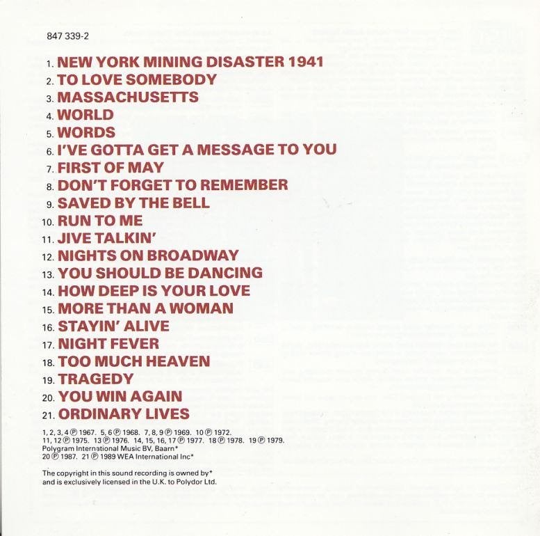 Bee Gees - Very best of (top 2000) CD NW./ORG., Ophalen of Verzenden, Zo goed als nieuw