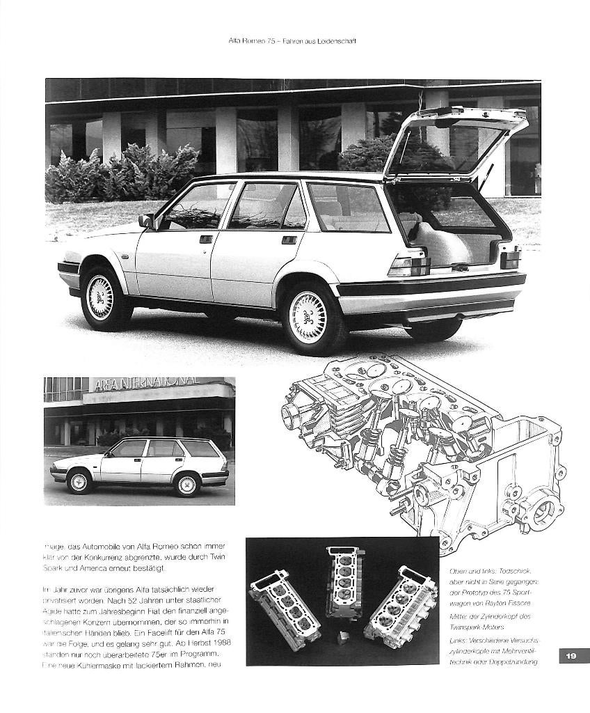 Alfa Romeo 75, Umberto Di Paolo, Nieuw, Verzenden, Alfa Romeo