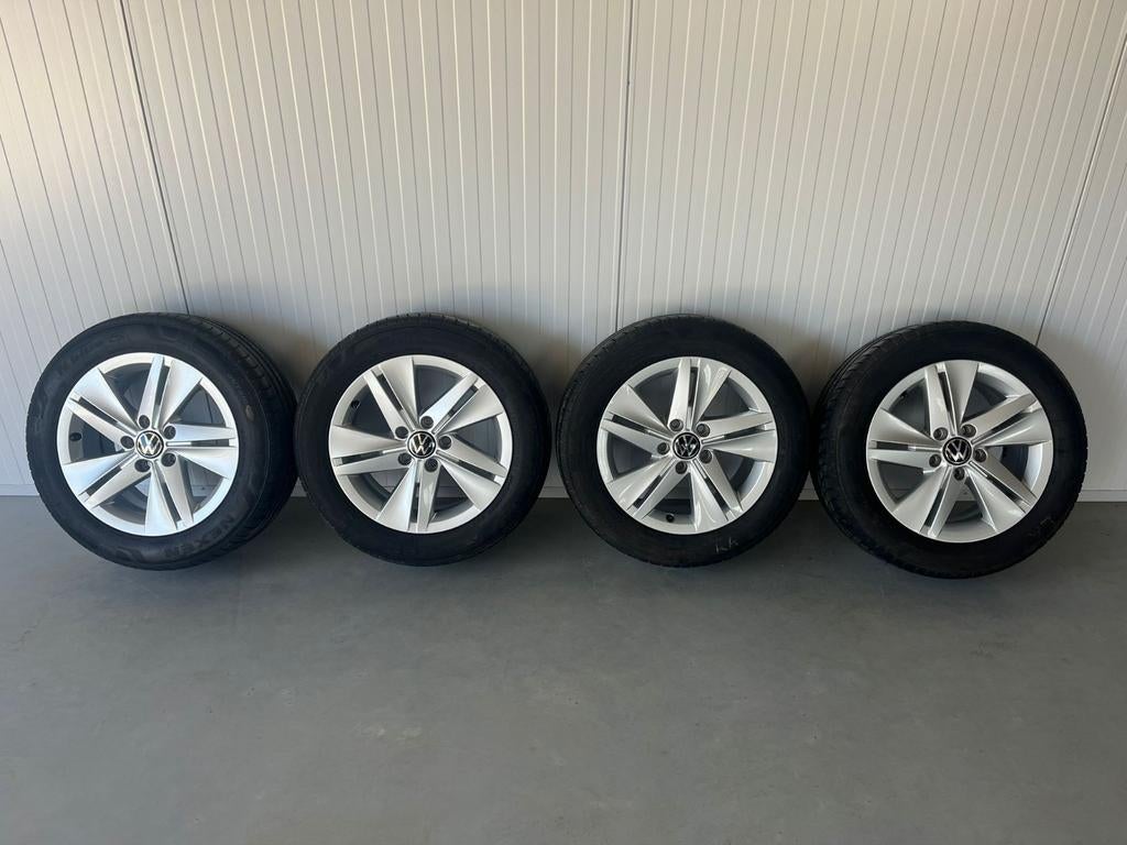 VW Golf 8 Norfolk Velgen + Nexen Zomerbanden 205/55 R16, Ophalen, Gebruikt, 16 inch, Banden en Velgen