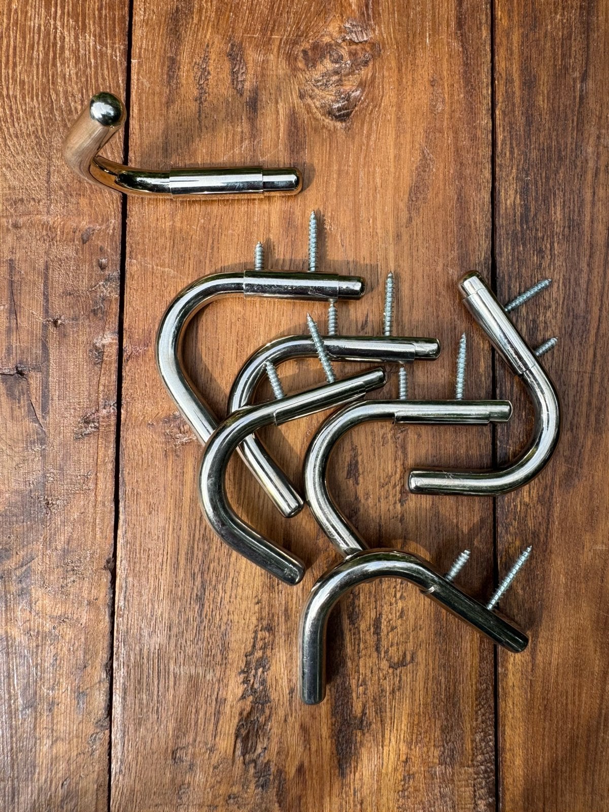 moderne, minimalistische kapstokhaken met een lengte van 7, Wandhaken, Ophalen of Verzenden, Zo goed als nieuw, Minder dan 100 cm