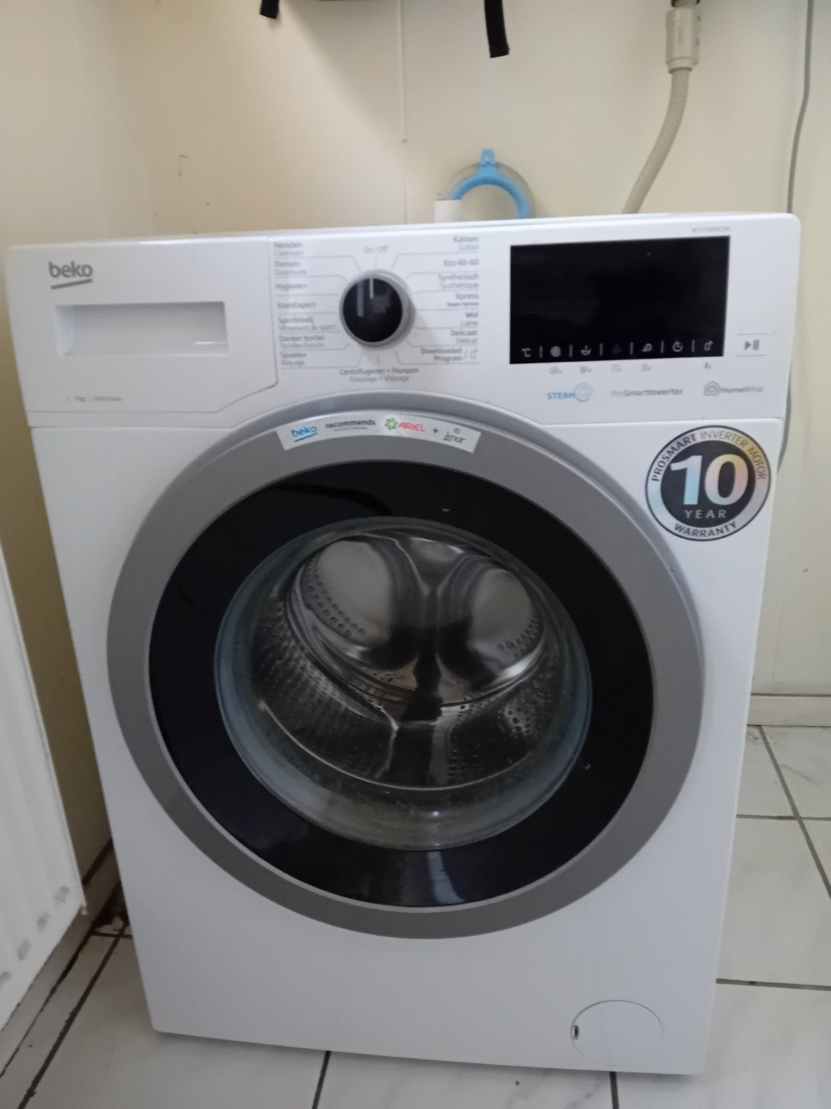 beko wasmachine, Witgoed en Apparatuur, Ophalen, 1200 tot 1600 toeren
