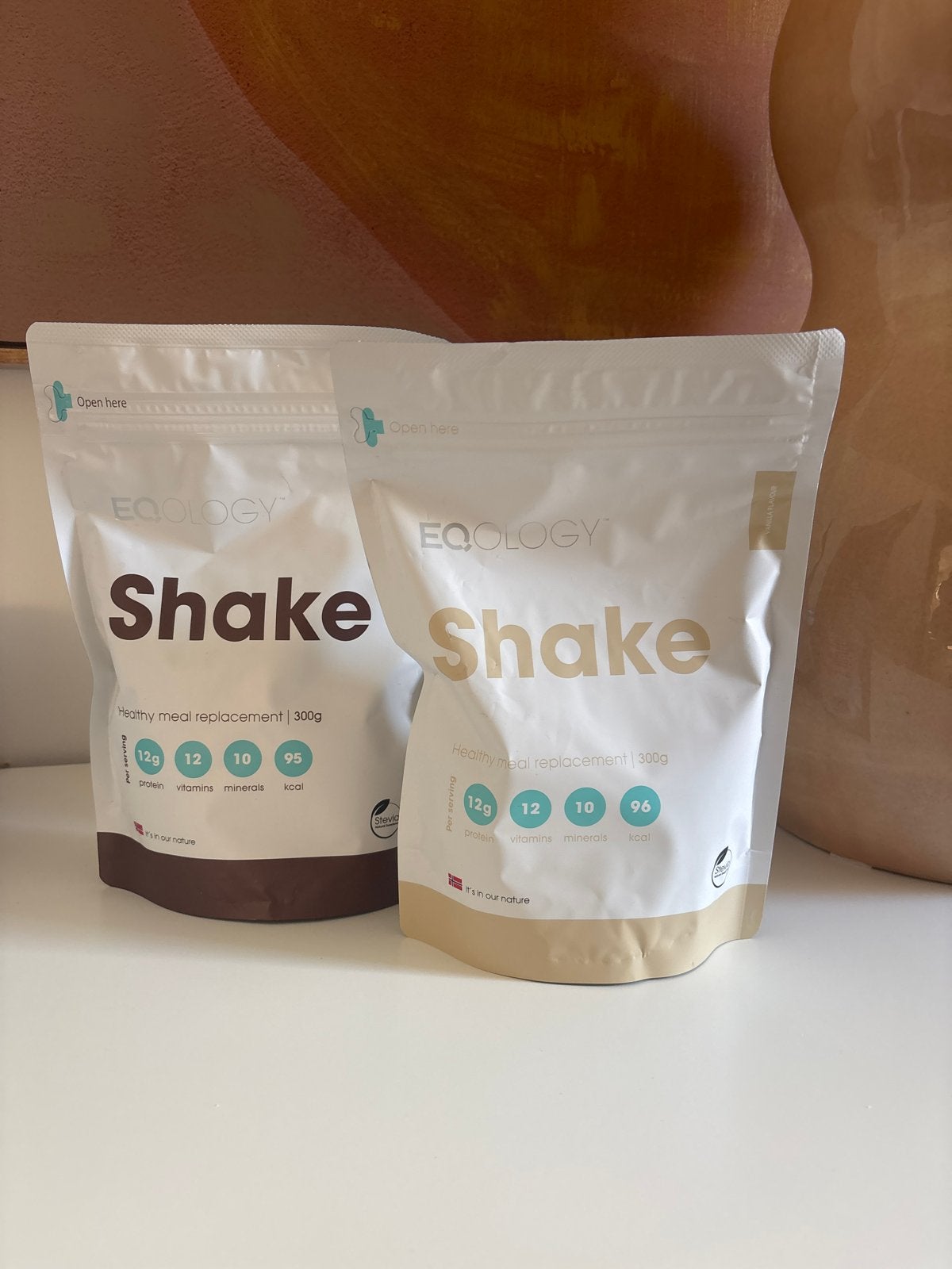 EQOLOGY Shake Maaltijdvervanger - Chocolade & Vanille, Ophalen of Verzenden, Nieuw, Poeder of Drank