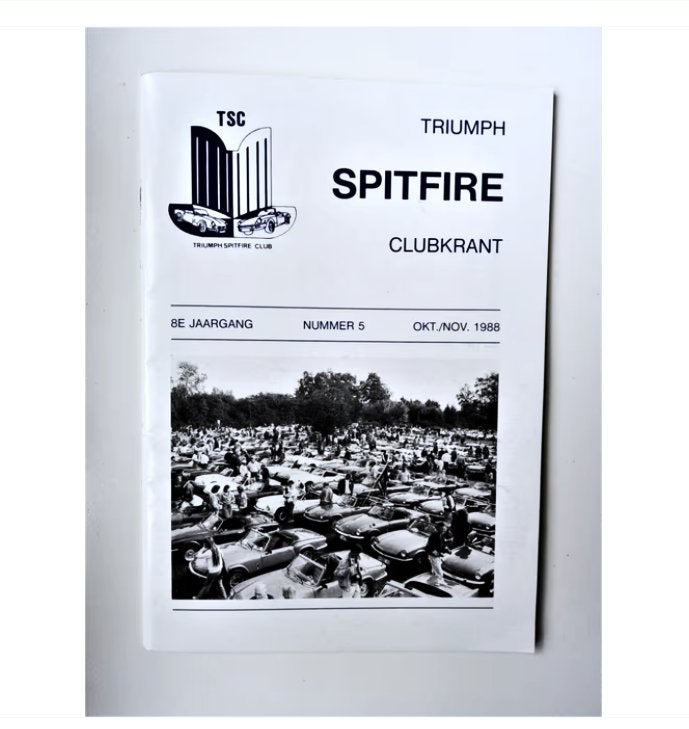 triumph spitfire clubblad nr.5 *1988*- TSC, Boeken, Ophalen of Verzenden, Zo goed als nieuw, Overige merken, TSC