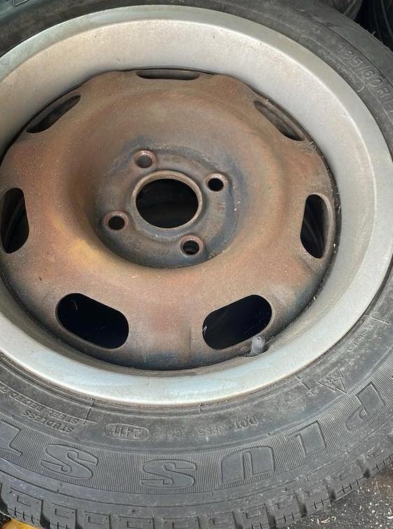 4 Originele Volkswagen Velgringen 14 inch 1H0 601 147A, Auto diversen, Wieldoppen, Ophalen of Verzenden, Gebruikt