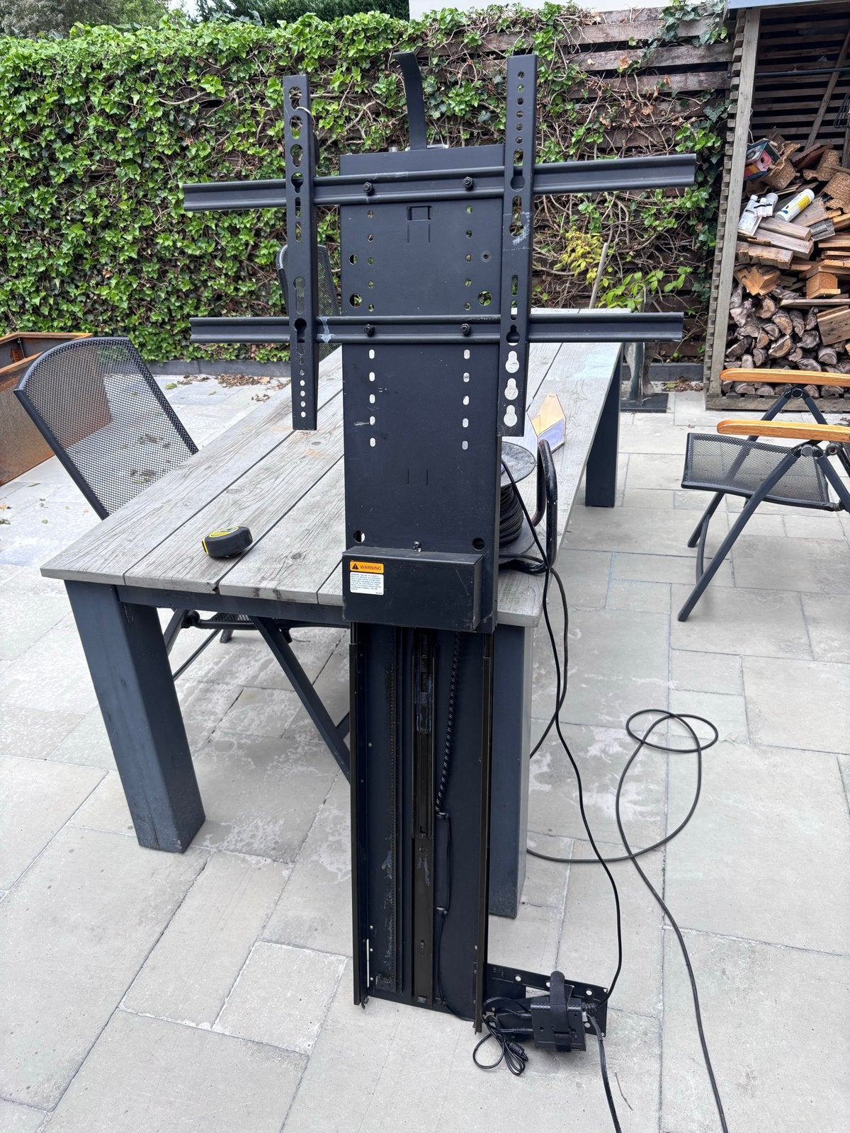 Venset TS1000 TV Lift met afstandsbediening (86,5-160cm), Ophalen, Gebruikt