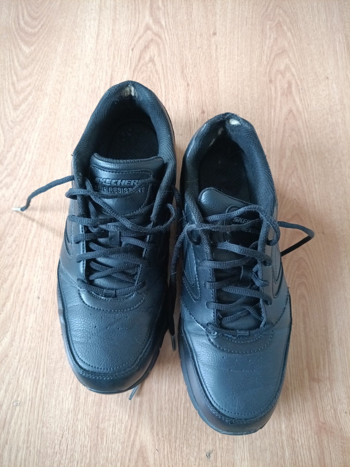 Skechers Work heren werkschoenen maat 38,5 zwart, Ophalen of Verzenden, Zo goed als nieuw, Zwart