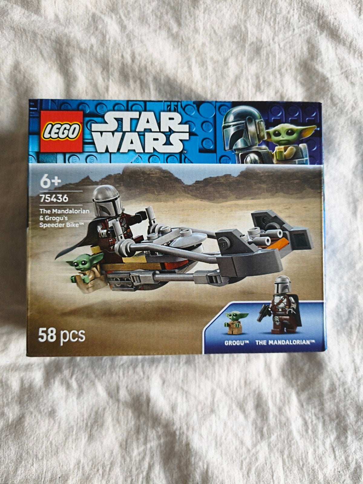 LEGO 75436 The Mandalorian & Grogu's Speeder Bike, Star Wars, Lego, Nieuw, Ophalen of Verzenden