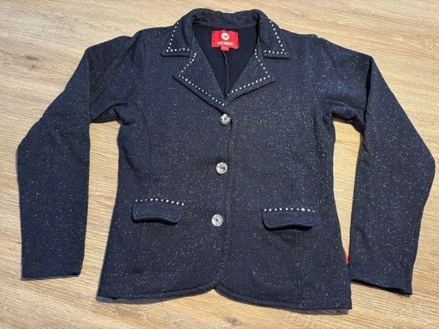 Wedstrijdjasje Horka Pirouette donkerblauw maat 164, Dieren en Toebehoren, Paardrijkleding, Blauw, Kinderen, Ophalen of Verzenden
