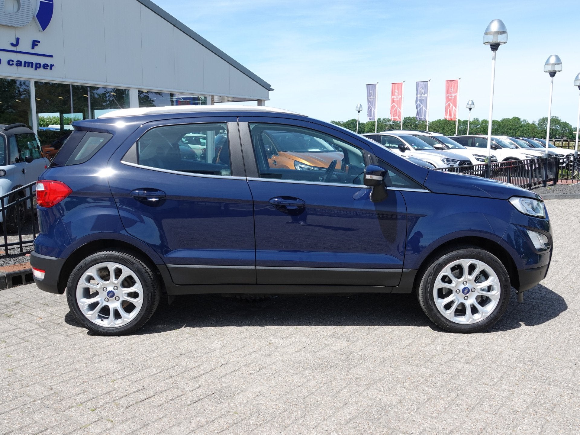 Ford EcoSport 1.0 EcoBoost 125PK Titanium TREKHAAK | LMV | C, Auto's, Ford, Voorwielaandrijving, Gebruikt, Euro 6, Ecosport
