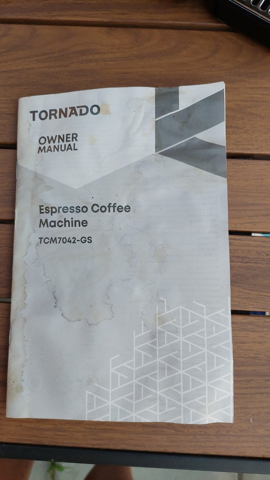 Tornado Espresso Koffiemachine TCM7042-GS - Multi-compatibel, Ophalen of Verzenden, Koffiemachine