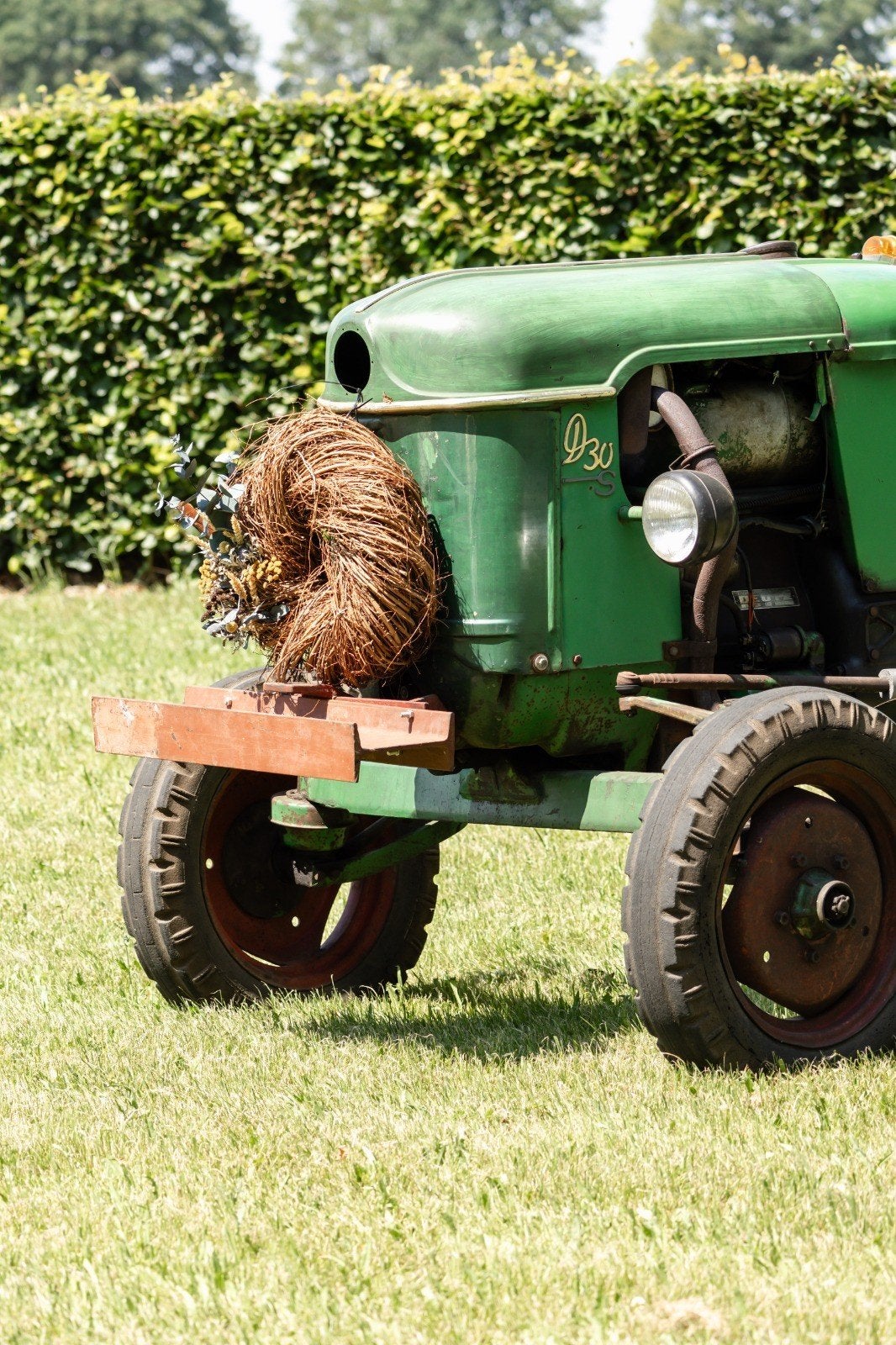 Bloemenkrans trouwauto, Ophalen, Nieuw, Versiering, Geboorte of Huwelijk