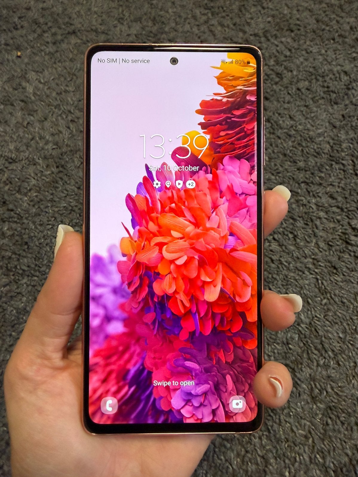 Samsung S20 FE 5G, Galaxy S20, Blauw, Ophalen of Verzenden, Zo goed als nieuw