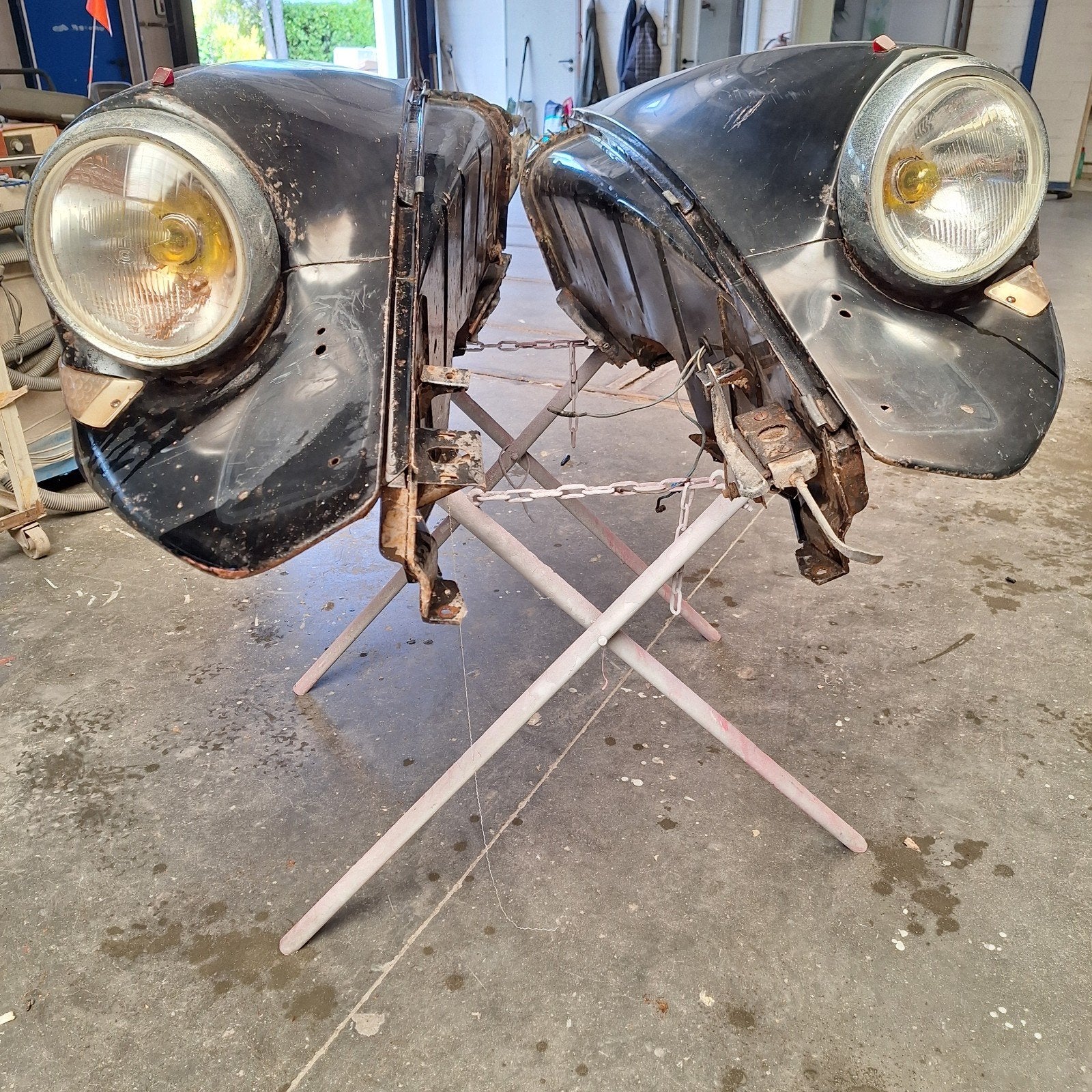 Citroën DS Spatborden (links & rechts) en Trekhaak, Ophalen, Gebruikt, Links, Spatbord