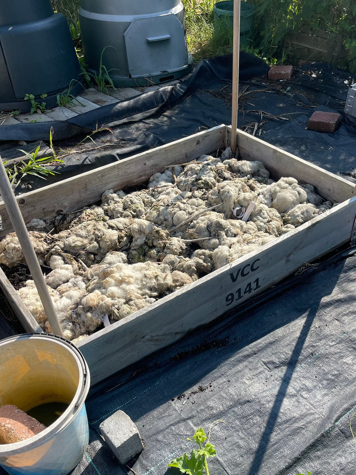 Pallet randen voor moestuin - diverse maten, Ophalen, Gebruikt, Minder dan 30 cm, 100 cm of meer