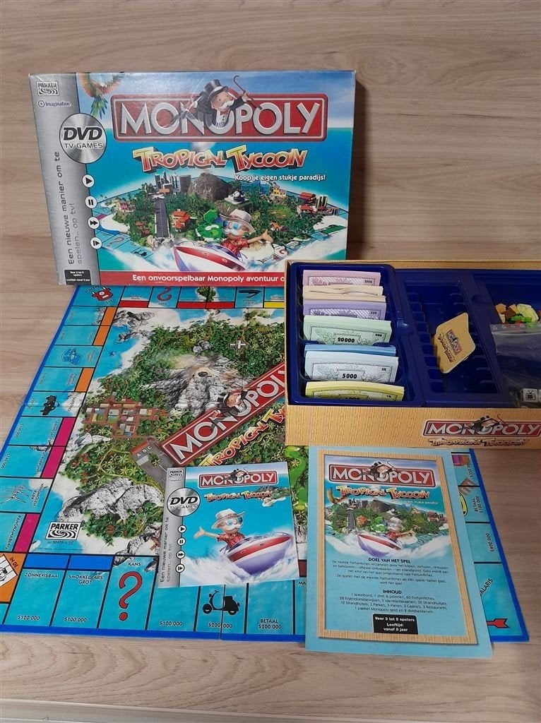 monopoly tropical tycoon dvd [s1173], Verzenden, Zo goed als nieuw