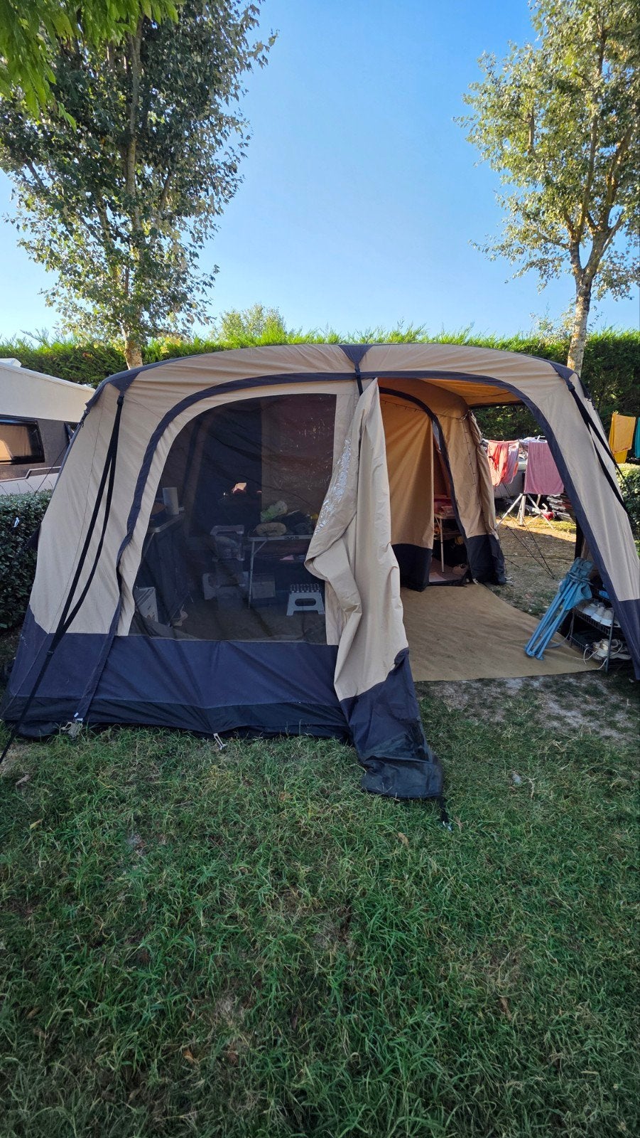 Bardani Airspace 380 TC tent met onderzeil en binnenkleed, 5, Caravans en Kamperen, Tenten, Ophalen, Gebruikt, Tot en met 5
