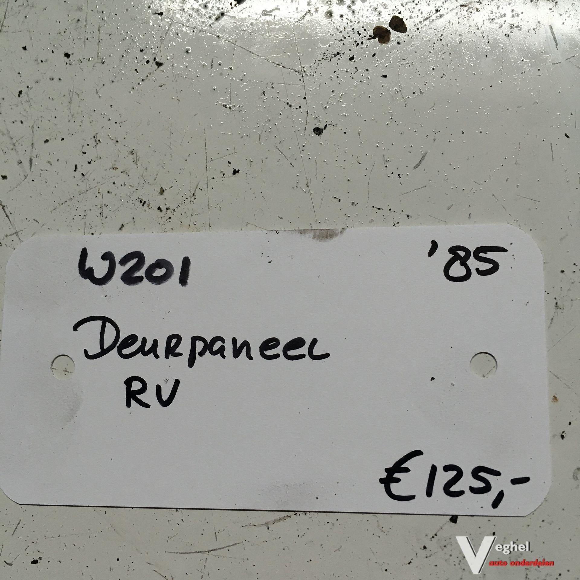 Mercedes W201 1985 Deurpaneel Rechtsvoor, Ophalen, Gebruikt, -, -