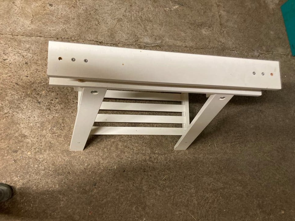 Ikea schraag wit, Ophalen, Ikea, Zo goed als nieuw, Info