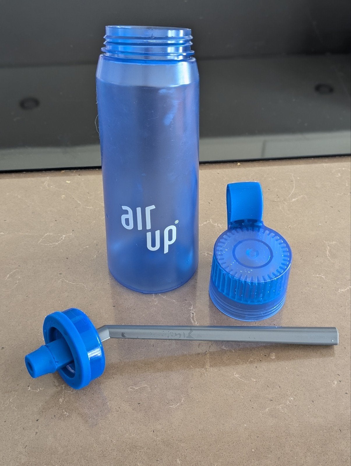 air up drinkfles blauw, Ophalen, Zo goed als nieuw