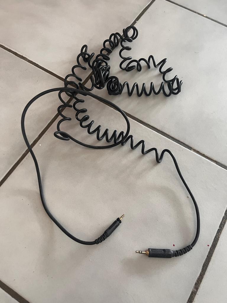 Shure SRH gekrulde koptelefoon kabel, Ophalen of Verzenden, Gebruikt, 2 tot 5 meter, Overige kabels