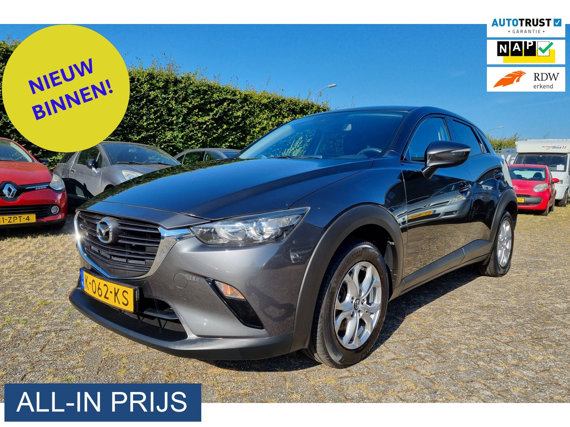 Mazda CX-3 2.0 SkyActiv-G 121 Comfort NETTE AUTO TREKH, Voorwielaandrijving, Euro 6, 4 cilinders, Met garantie (alle)