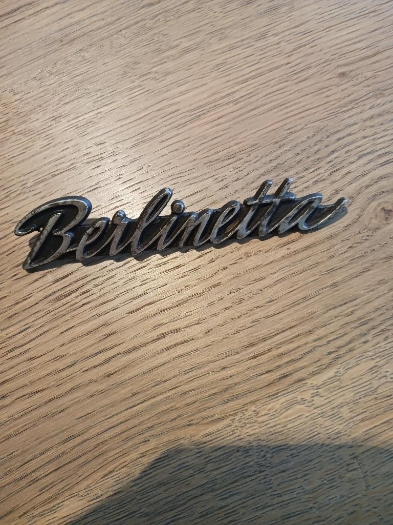 Embleem Berlinetta, Verzamelen, Ophalen of Verzenden, Gebruikt, Auto's