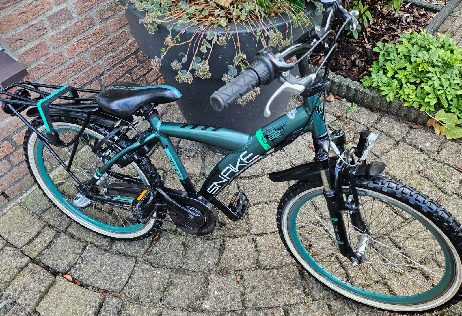 22inch hele mooie Loekie Snake 3 versnellingen Vorkvering!, Ophalen, Terugtraprem, 22 inch, Loekie Snake/ Alpina Trial