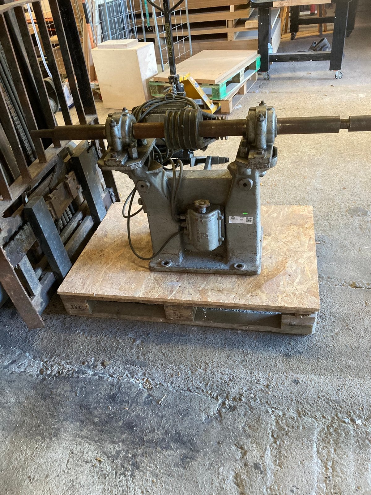 Polijst machine zeer groot, Ophalen
