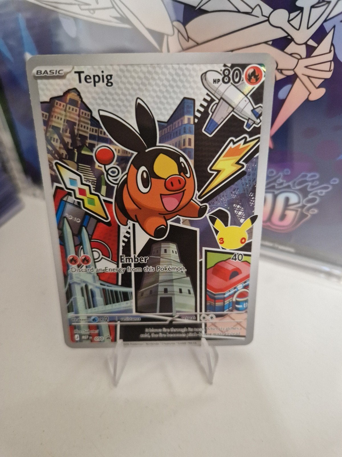 Tepig 050 Promo, Ophalen of Verzenden, Zo goed als nieuw, Losse kaart, Foil
