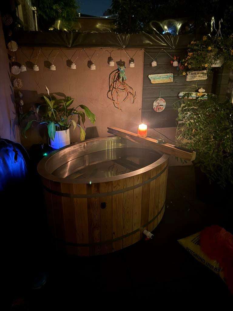 IJsbad / Hottub - RVS kuip - Heater / Chiller, Ophalen, Zo goed als nieuw
