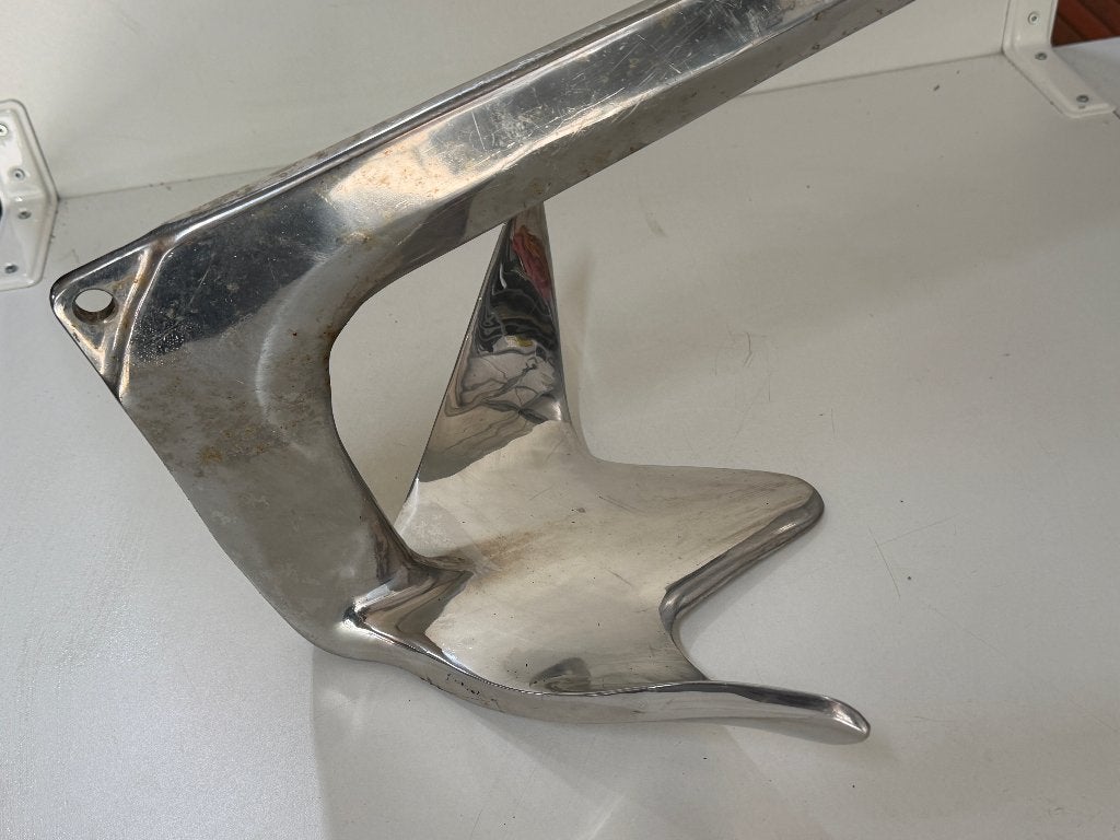 Bruce RVS anker 10 KG, Ophalen of Verzenden, Gebruikt, Lijn of Blok
