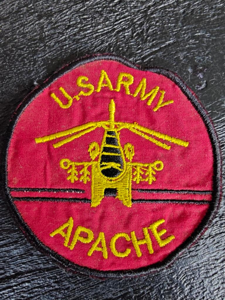 US Army Apache Helicopter Patch, Verzamelen, Militaria | Algemeen, Ophalen of Verzenden, Landmacht, Amerika, Embleem of Badge
