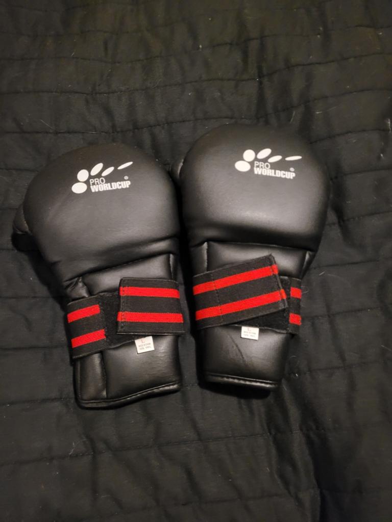 Grappling sparring bokshandschoenen L proworldcup zgan, Maat XS of kleiner, Ophalen of Verzenden, Zo goed als nieuw, Overige
