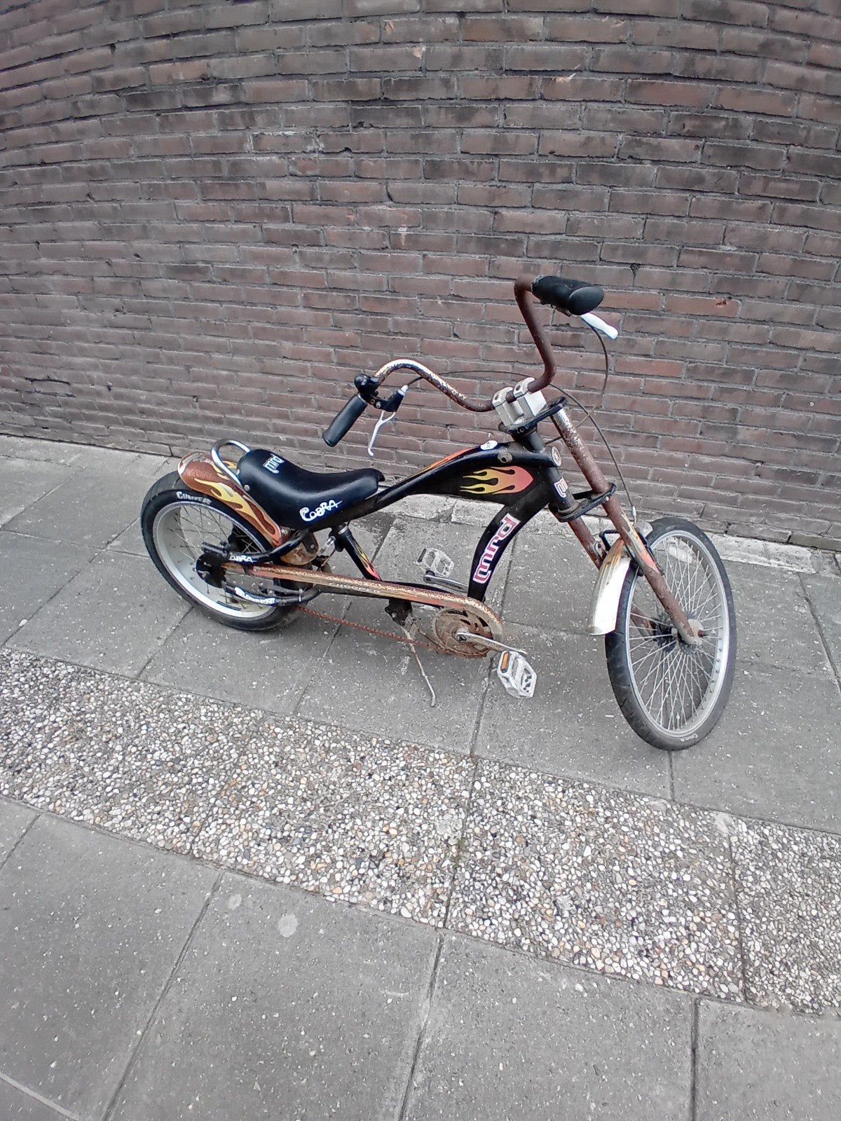 fiets, Fietsen en Brommers, Fietsen | Cruisers en Lowriders, Ophalen of Verzenden, Gebruikt, Staal