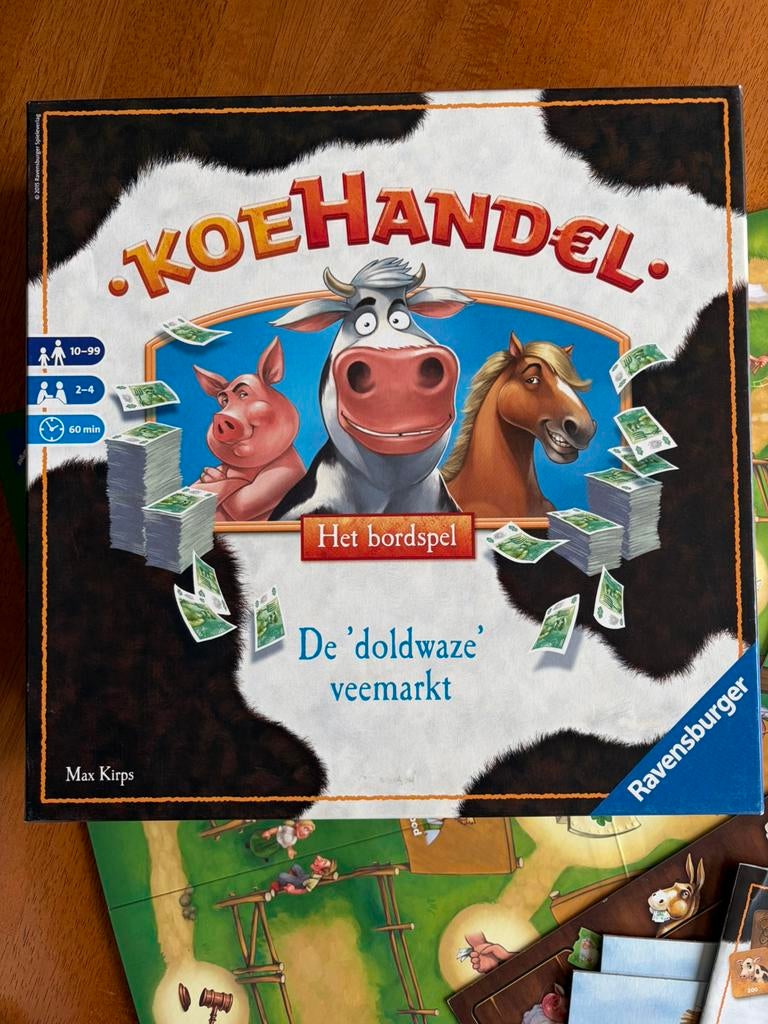 Koehandel bordspel, Ophalen of Verzenden, Gebruikt