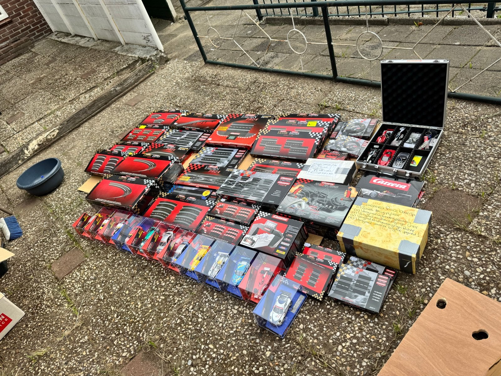 Grote Carrera Racebaan Collectie met Veel Auto's en Onderdel, Ophalen, Zelf te bouwen, Carrera, Elektrisch