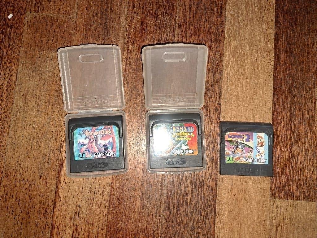 sega game gear spelletjes 3x, Avontuur en Actie, Game Gear, 1 speler, Ophalen of Verzenden