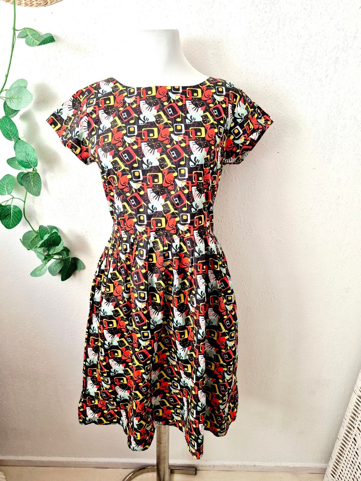 Run&Fly 50s stijl skaterdress M, Run&Fly, Ophalen of Verzenden, Zo goed als nieuw, Maat 38/40 (M)