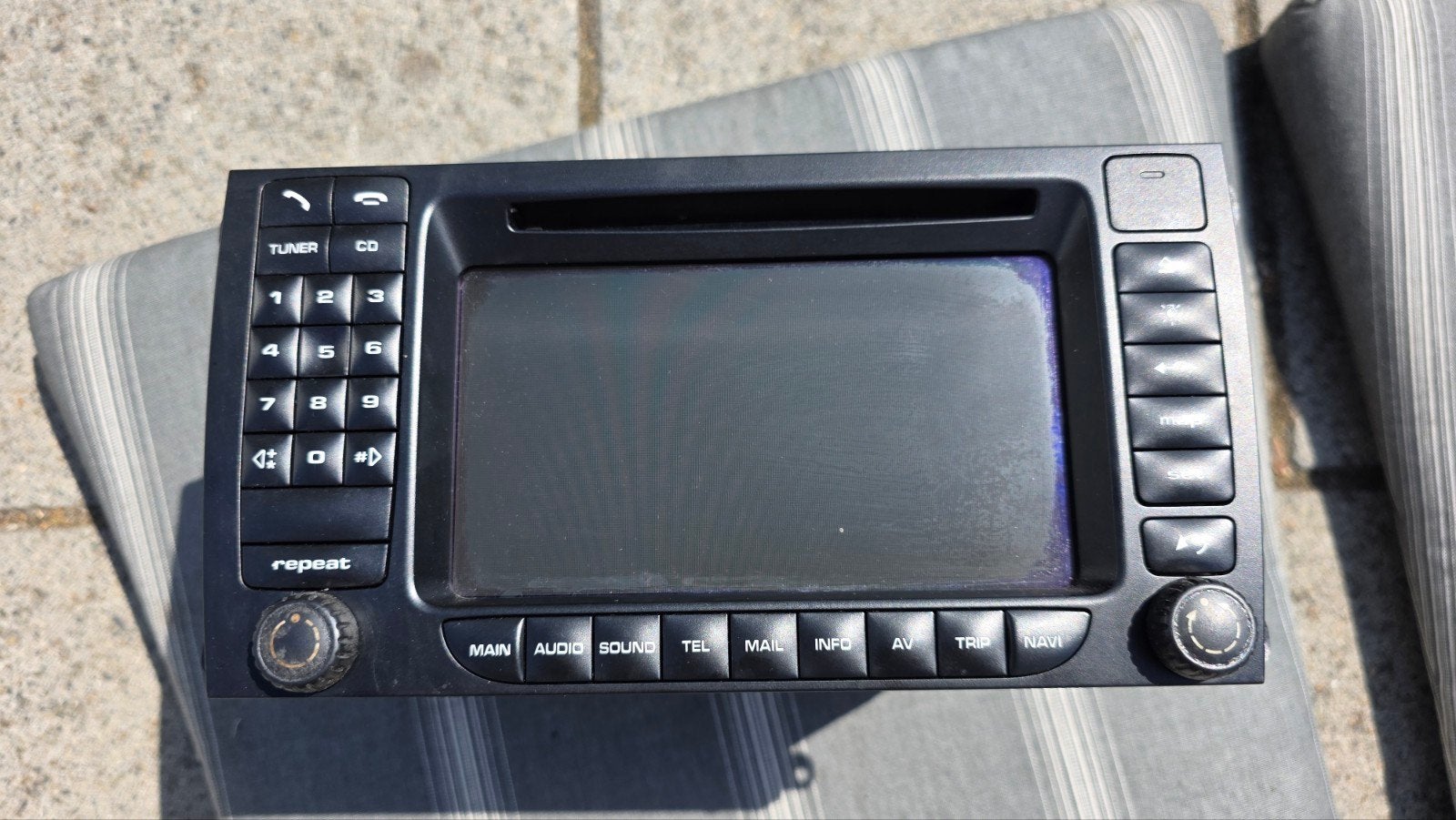 PORSCHE CAYENNE TURBO S 9PA ORIGINELE NAVIGATIE 2003 - 2006, Ophalen of Verzenden, Gebruikt
