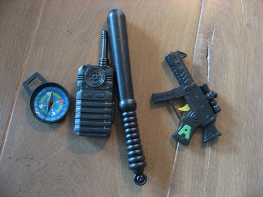 pvc politie speelsetje, 4-delig, Verzenden, Nieuw