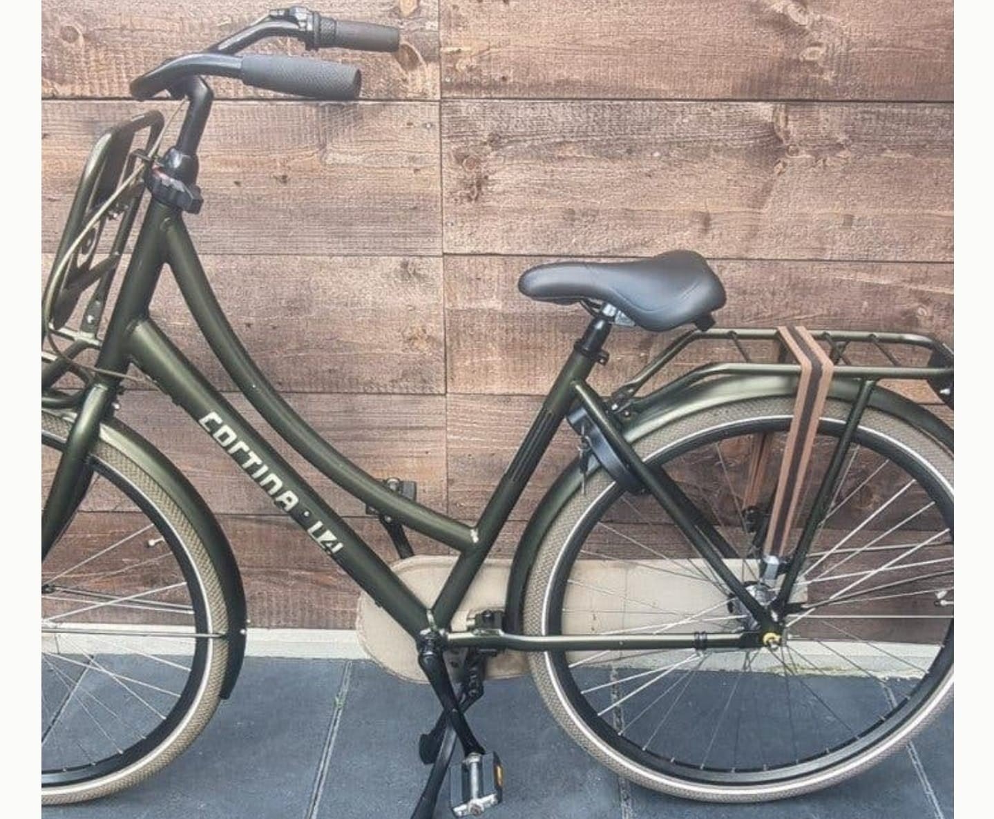 Cortina U4 Transportfiets 28 inch (Frame 50) - Zo goed als n, Terugtraprem, Versnellingen, Zo goed als nieuw, 50 tot 53 cm