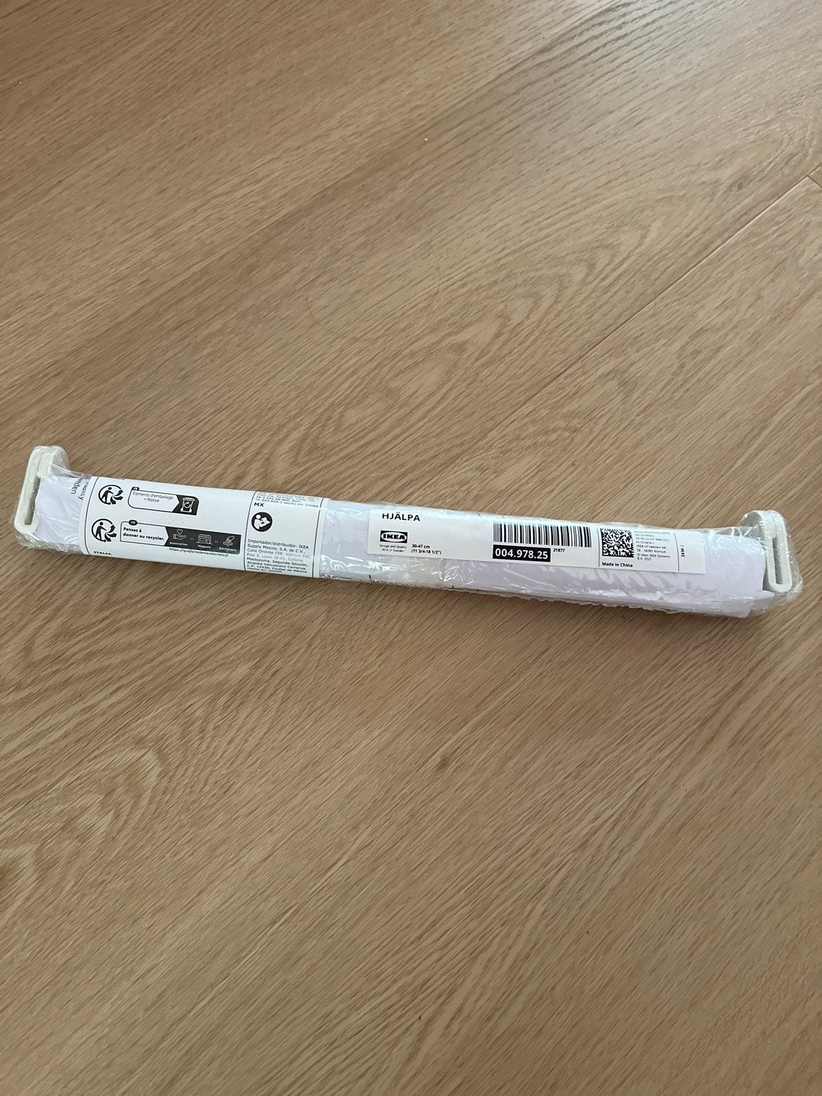 Nieuwe IKEA HJÄLPA plankdrager, wit, 004.978.25, Ophalen, Nieuw