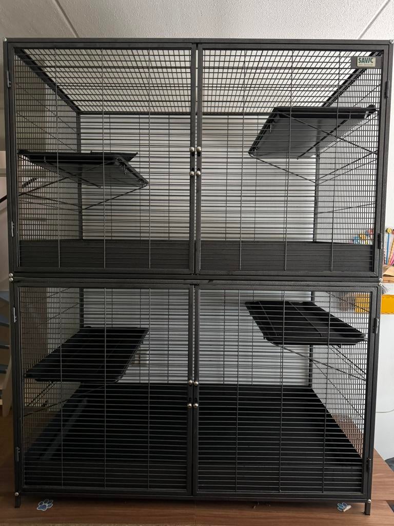 Knaagdierkooi Suite RoyaleXL Antraciet 115 x 67.5 x 155,5 cm, Dieren en Toebehoren, Ophalen, Kooi, Eekhoorn, 90 cm of meer