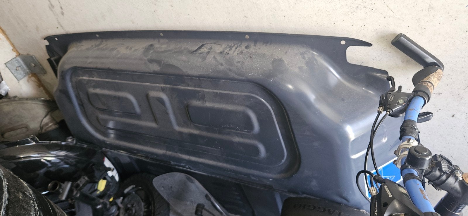 Tussen schot. Achterschot Mercedes Vito., Ophalen