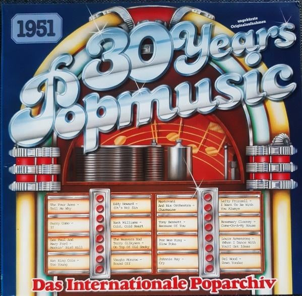 LP - Various – 30 Years Popmusic 1951, Ophalen of Verzenden, Gebruikt, 12 inch, Poprock