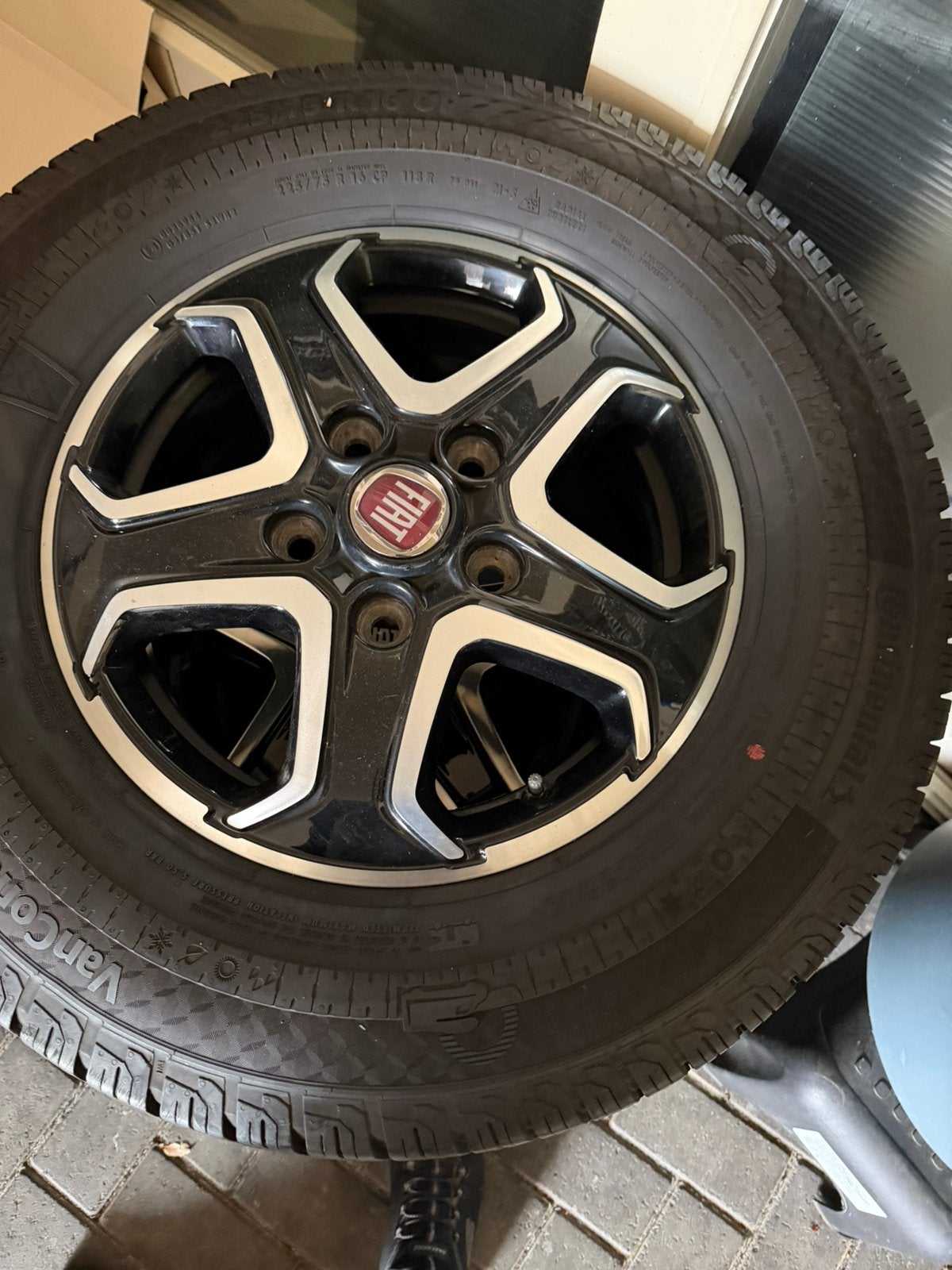 Set wielen met vierseizoen banden 5-130 ducato camper, Ophalen
